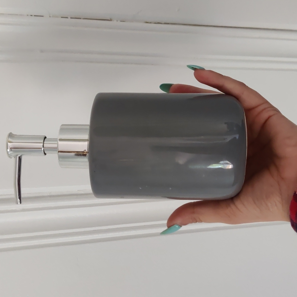 Grey Soap Pump